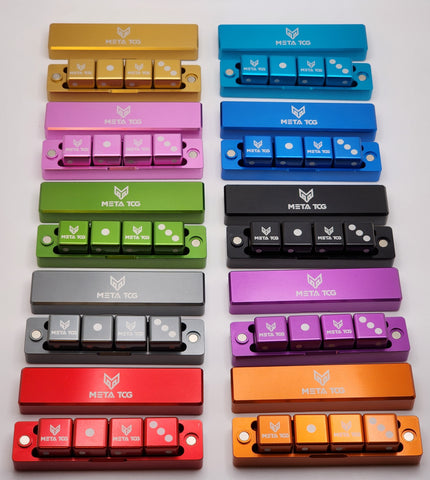 Meta TCG Aluminum D6 Dice Set W/Case