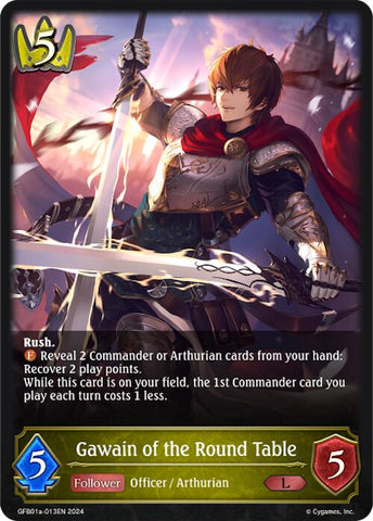 Gawain of the Round Table (GFB01a-013EN) [Gloryfinder Bundle 01: Guide to Glory]