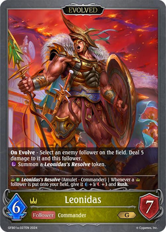 Leonidas (Evolved) (GFB01a-027EN) [Gloryfinder Bundle 01: Guide to Glory]