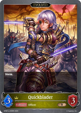 Quickblader (Evolved) (GFB01a-059EN) [Gloryfinder Bundle 01: Guide to Glory]