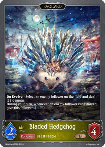 Bladed Hedgehog (Evolved) (GFB01a-063EN) [Gloryfinder Bundle 01: Guide to Glory]