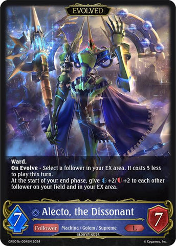 Alecto, the Dissonant (Evolved) (GFB01b-004EN) [Gloryfinder Bundle 01: Guide to Glory]