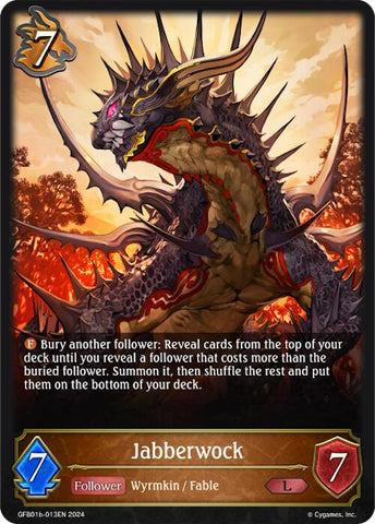 Jabberwock (GFB01b-013EN) [Gloryfinder Bundle 01: Guide to Glory]