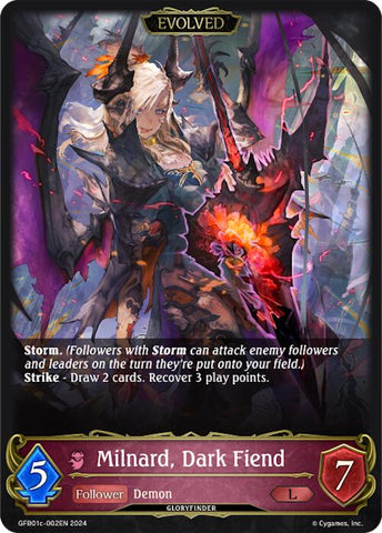 Milnard, Dark Fiend (Evolved) (GFB01c-002EN) [Gloryfinder Bundle 01: Guide to Glory]