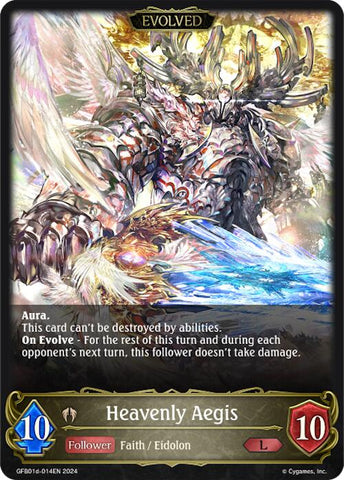 Heavenly Aegis (Evolved) (GFB01d-014EN) [Gloryfinder Bundle 01: Guide to Glory]