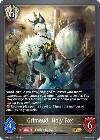 Grimaud, Holy Fox (GFB01d-022EN) [Gloryfinder Bundle 01: Guide to Glory]