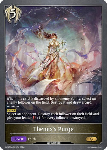 Themis's Purge (GFB01d-023EN) [Gloryfinder Bundle 01: Guide to Glory]