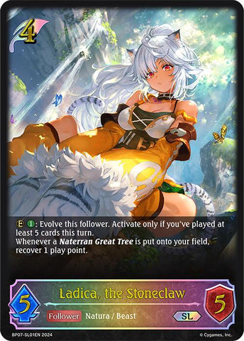 Ladica, the Stoneclaw (BP07-SL01EN) [Verdant Steel]