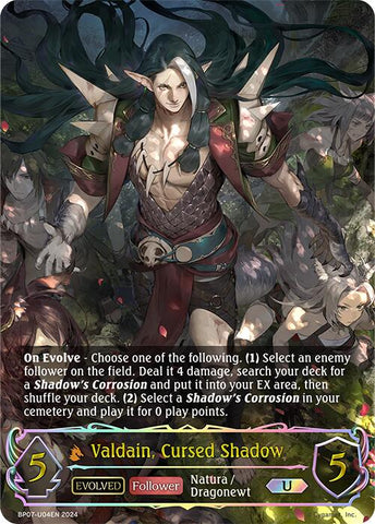 Valdain, Cursed Shadow (Evolved) (BP07-U04EN) [Verdant Steel]
