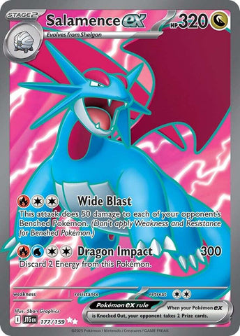 Salamence ex (177/159) [Scarlet & Violet: Journey Together]