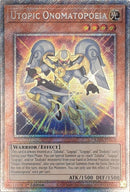 Utopic Onomatopoeia [RA04-EN028] Platinum Secret Rare
