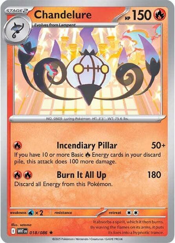 Chandelure (018/086) [Scarlet & Violet: White Flare]