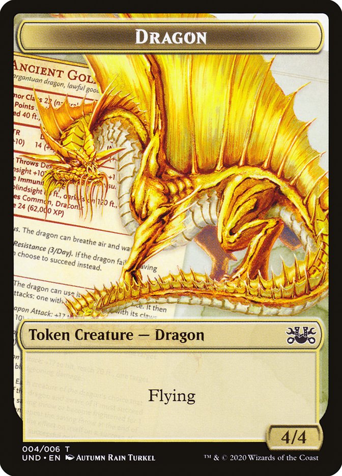 Beeble // Dragon Double-sided Token [Unsanctioned]