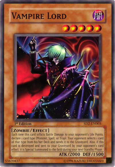 Vampire Lord [SD2-EN003] Common