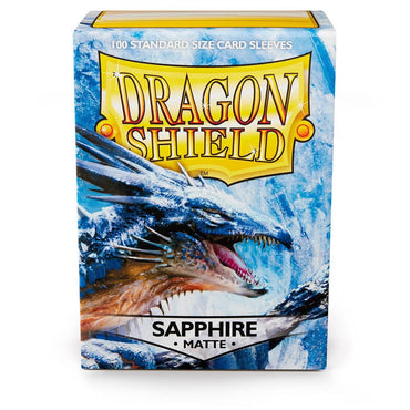 Dragon Shield: Standard 100ct Sleeves - Sapphire (Matte)