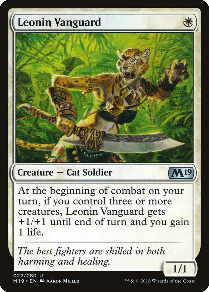 Leonin Vanguard [Core Set 2019]