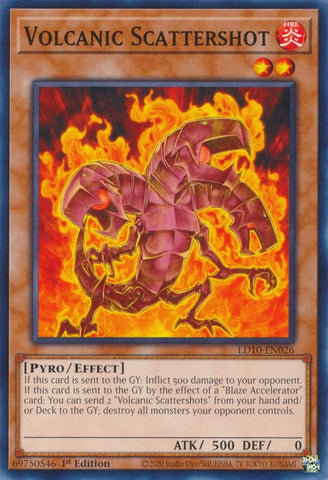 Volcanic Scattershot [LD10-EN026] Common