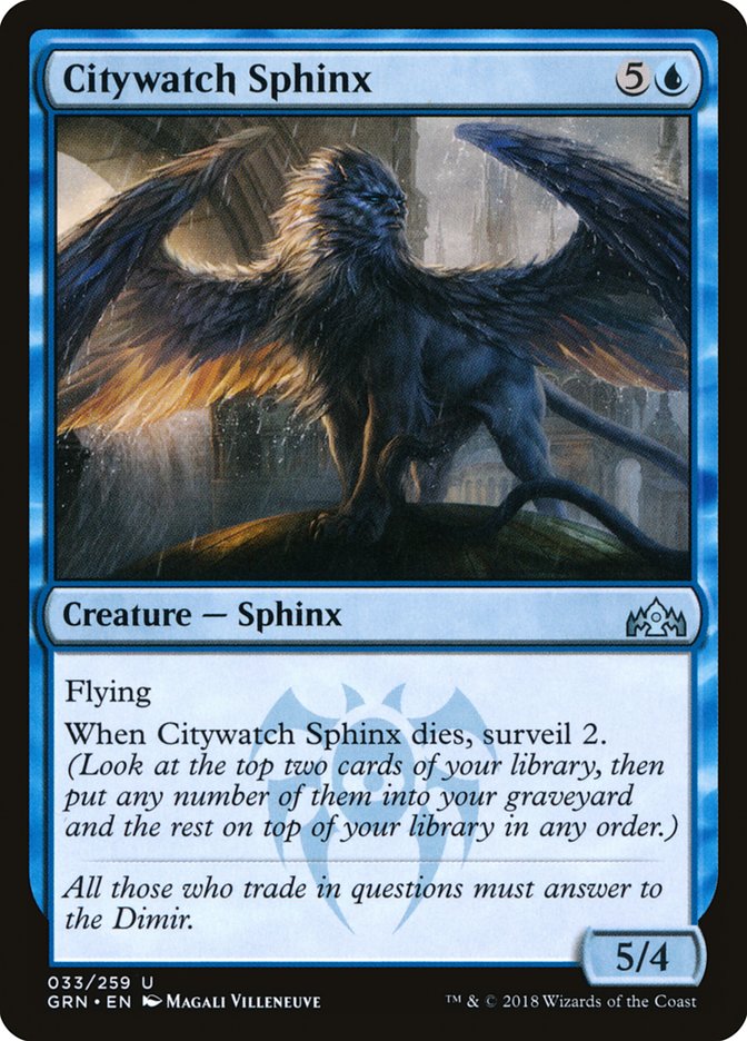 Citywatch Sphinx [Guilds of Ravnica]