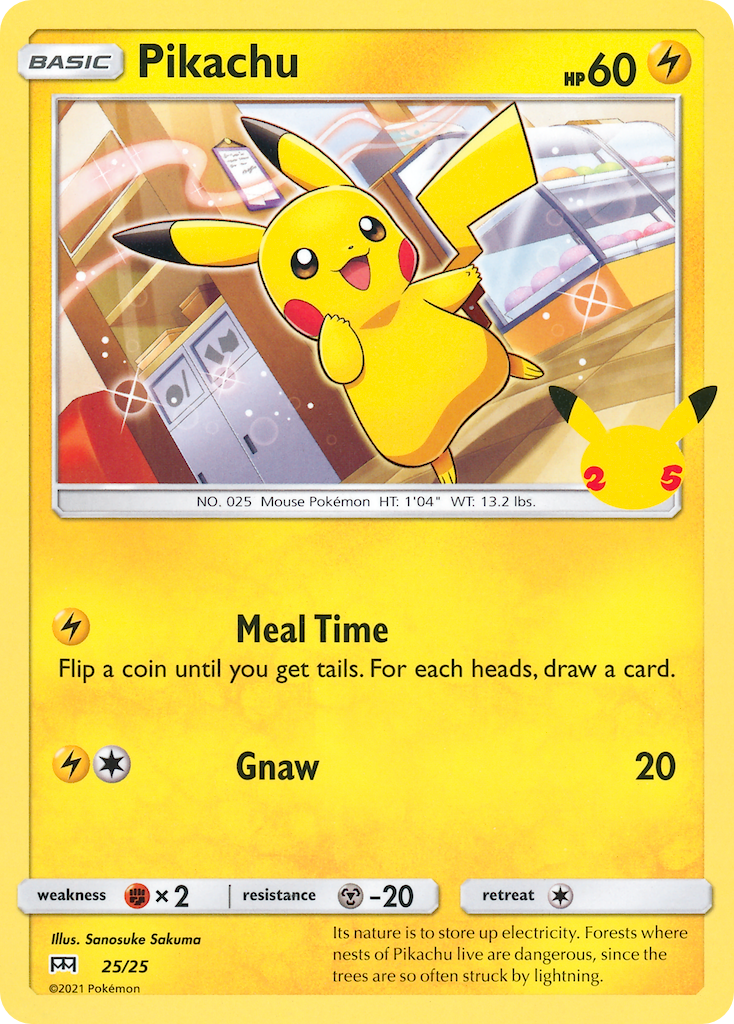 25th anniversary Pokemon Mcdonalds good edition cards