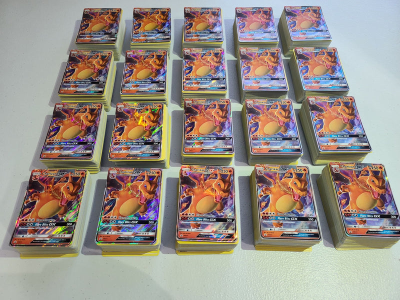 100 Official Pokemon TCG Cards With 1 Ultra Rare Charizard GX Included! FREE SHIPPING!