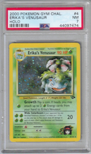 ERIKA'S VENUSAUR- 4/132 - HOLO RARE - PSA 7 - GYM CHALLENGE