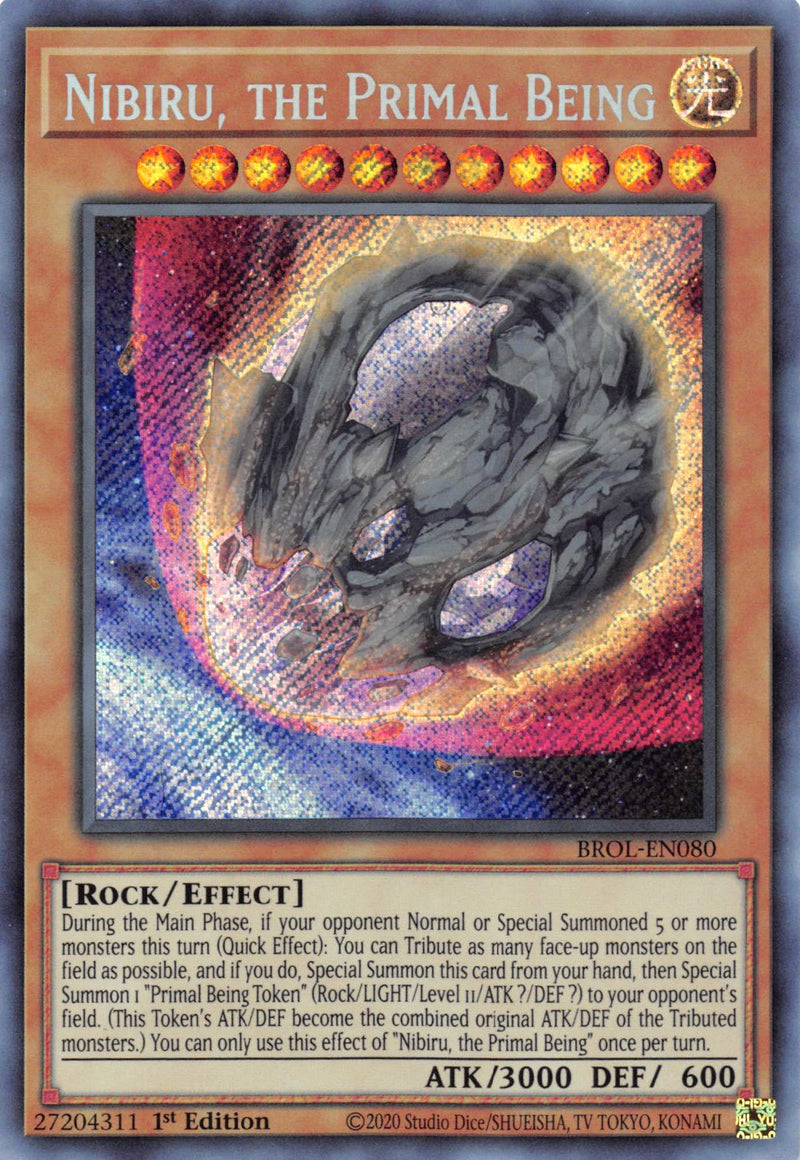 Nibiru, the Primal Being [BROL-EN080] Secret Rare