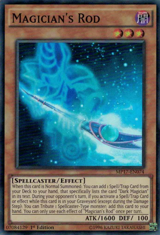 Magician's Rod [MP17-EN074] Super Rare