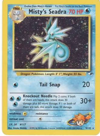 Misty's Seadra (9/132) [Gym Heroes Unlimited]