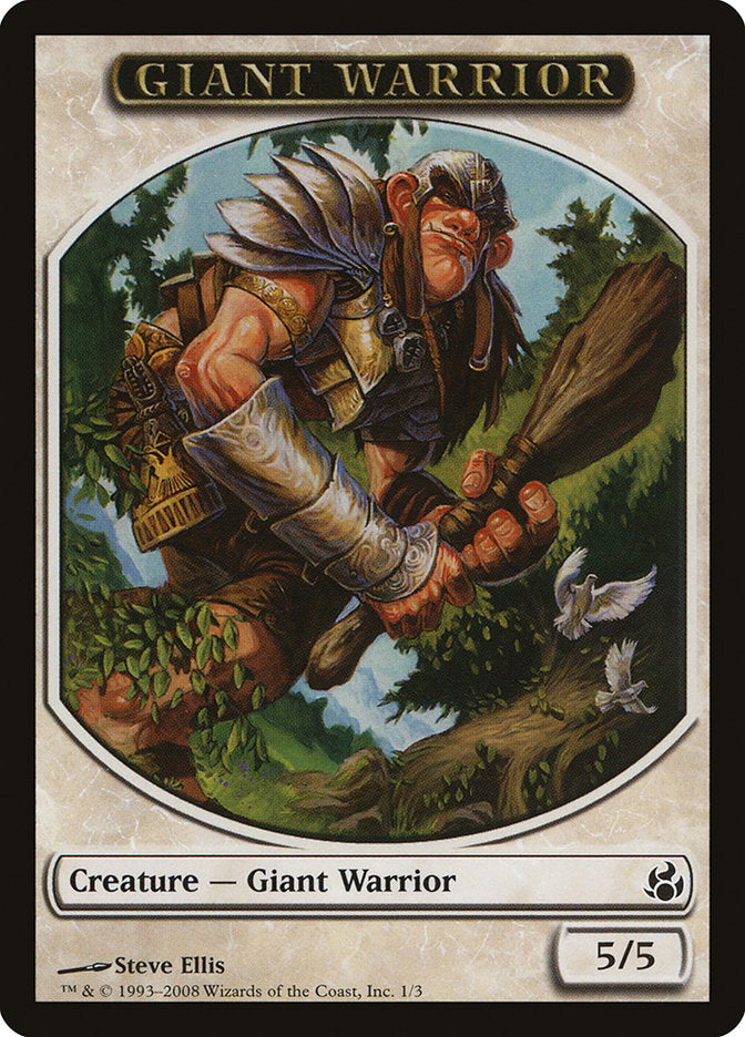 Giant Warrior Token [Morningtide Tokens]