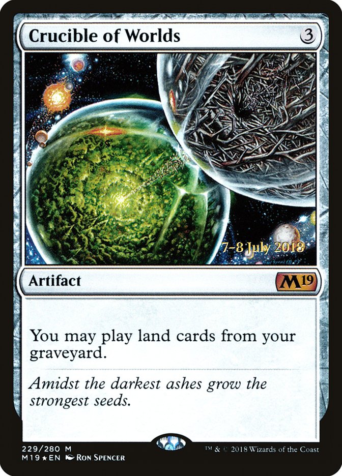 Crucible of Worlds [Core Set 2019 Prerelease Promos]